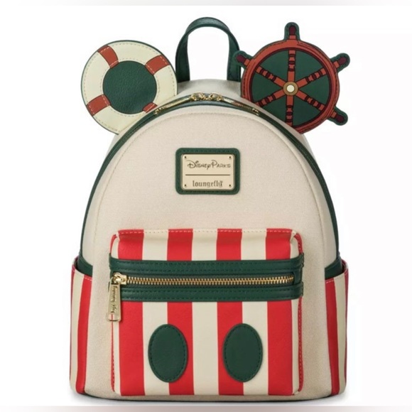 Mickey Mouse: The Main Attraction Loungefly Mini Backpack Jungle Cruise - Picture 2 of 3